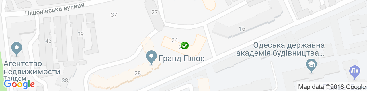 Карта объектов компании Одесса Климат Карта объектов компании Одесса Климат