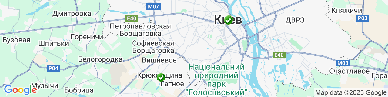 Карта об'єктів компанії ТД Балтика ПЛЮС Карта об'єктів компанії ТД Балтика ПЛЮС