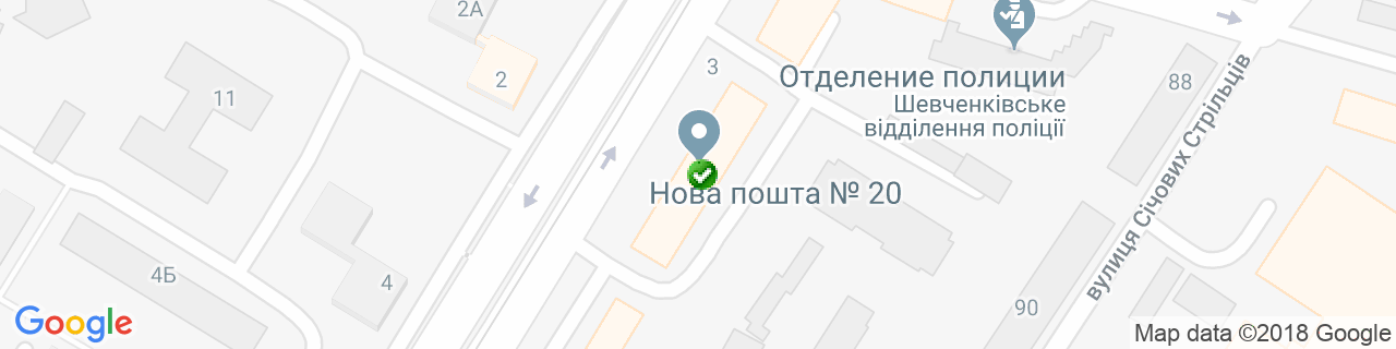 Карта объектов компании Полдюйма Карта объектов компании Полдюйма