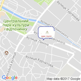 Одас Групп на мапі Одас Групп на мапі