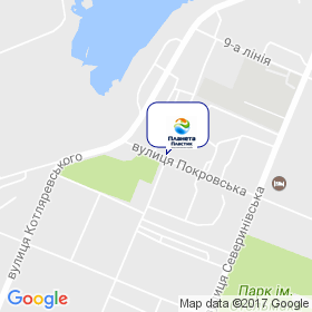 Планета Пластик на карте Планета Пластик на карте