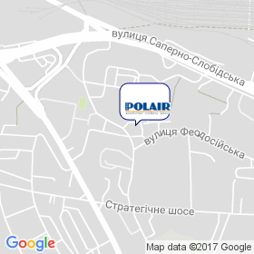 Полаір на мапі