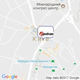 Polvax в УКРАЇНІ на мапі Polvax в УКРАЇНІ на мапі