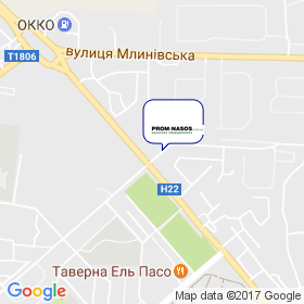 Ріверст на мапі