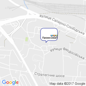 Промклімат на мапі