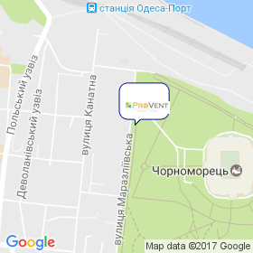 ProVent на мапі