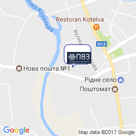 Полтавський вентиляторний завод на мапі