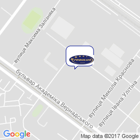 REGULUS-system Украина на карте