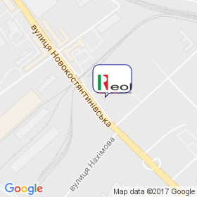 Реол на карте