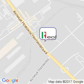 Реол на мапі