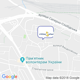 Ріттер Солар на мапі Ріттер Солар на мапі