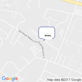 Ривал на карте