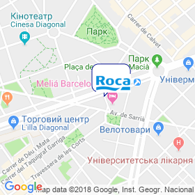 Roca на мапі