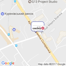 Розенберг Украина на карте Розенберг Украина на карте