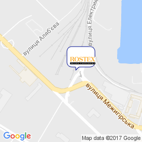 РОСТЕКС на мапі РОСТЕКС на мапі