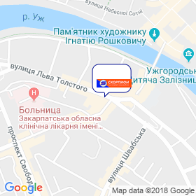 Скорпион на карте Скорпион на карте