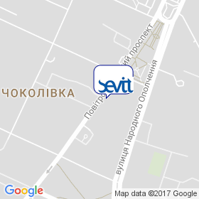 Компанія Севіт на мапі