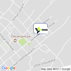 СЕВСНАБ на мапі