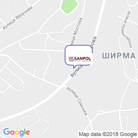 Санпол Украина на карте