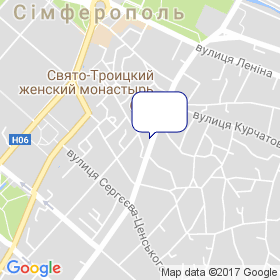 Симфбур на мапі