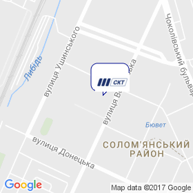 СКТ на мапі