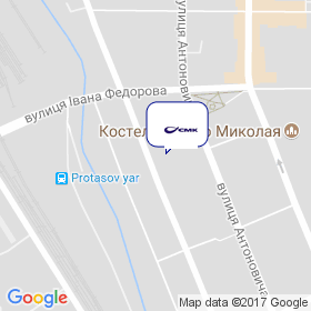 С.М.К. на мапі