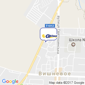 Софиевка на карте Софиевка на карте