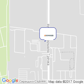 Соннігер-Україна на мапі