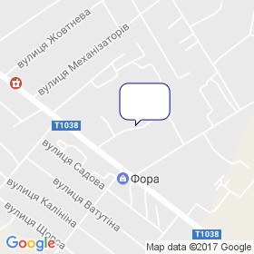 Любимцев на мапі