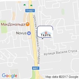 Тайра на мапі