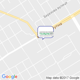 Тальпа на мапі