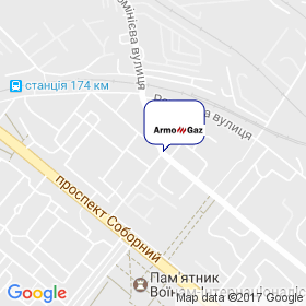 Армогаз на мапі