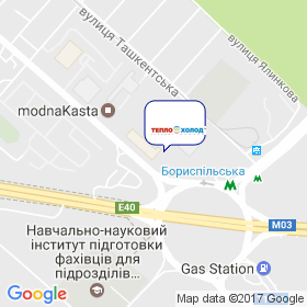 Теплохолод НВО на мапі