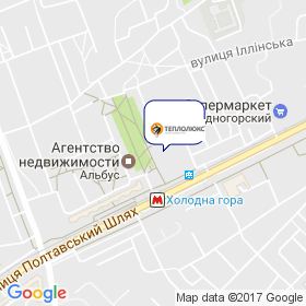 Теплолюкс-Харьков на карте Теплолюкс-Харьков на карте