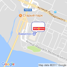Теплополис на карте Теплополис на карте