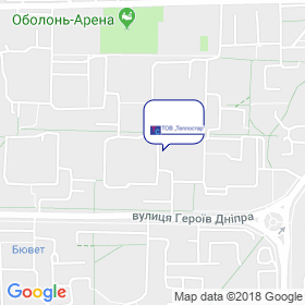 Теплостар на мапі