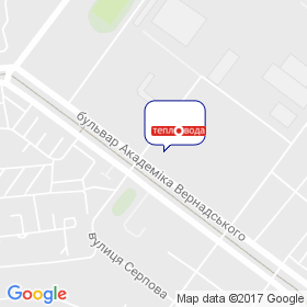 ТеплоВода на мапі