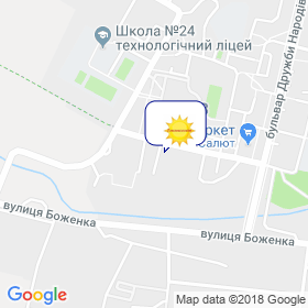 Тепловсесвит на карте Тепловсесвит на карте