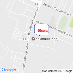 Термал на мапі