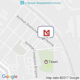 КІМО на мапі