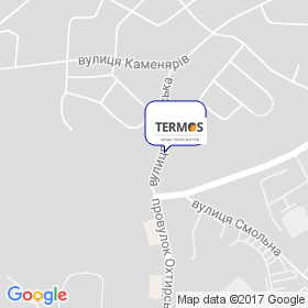 Термос на карте