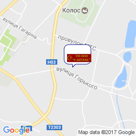 САНТЕКС на мапі