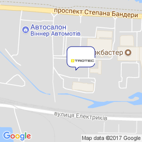 Trotec Ukraine на карте Trotec Ukraine на карте