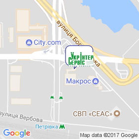 УкрИнтерСервис на карте УкрИнтерСервис на карте