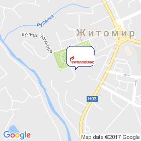 Укртеплосервіс на мапі