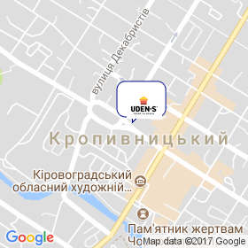 UDEN-S на мапі