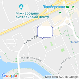 Унігаз Україна Представництво на мапі