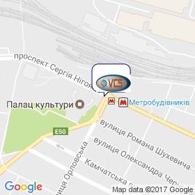 VCS на мапі