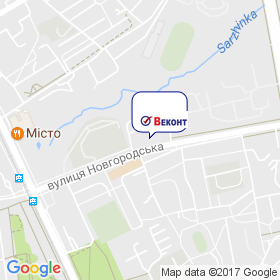 Веконт на мапі