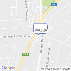 ВЕНТ ПОЛТАВА на мапі